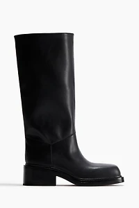 Bottes à talon bloc