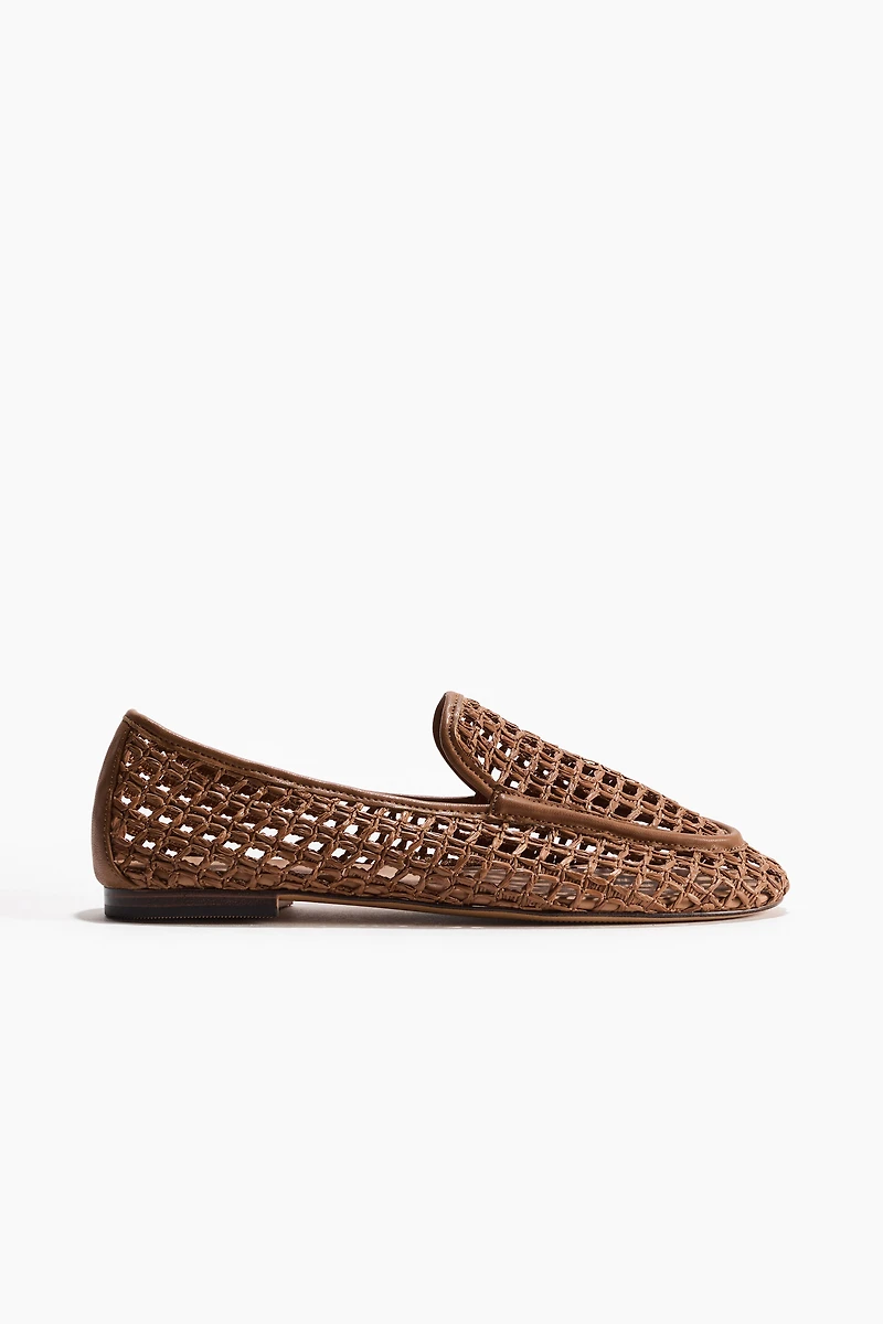 Mocassins en paille