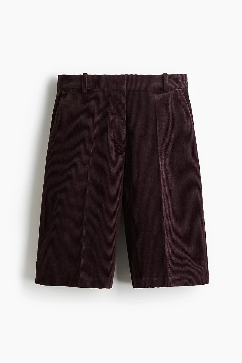 Corduroy Bermuda Shorts