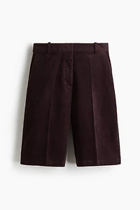 Corduroy Bermuda Shorts