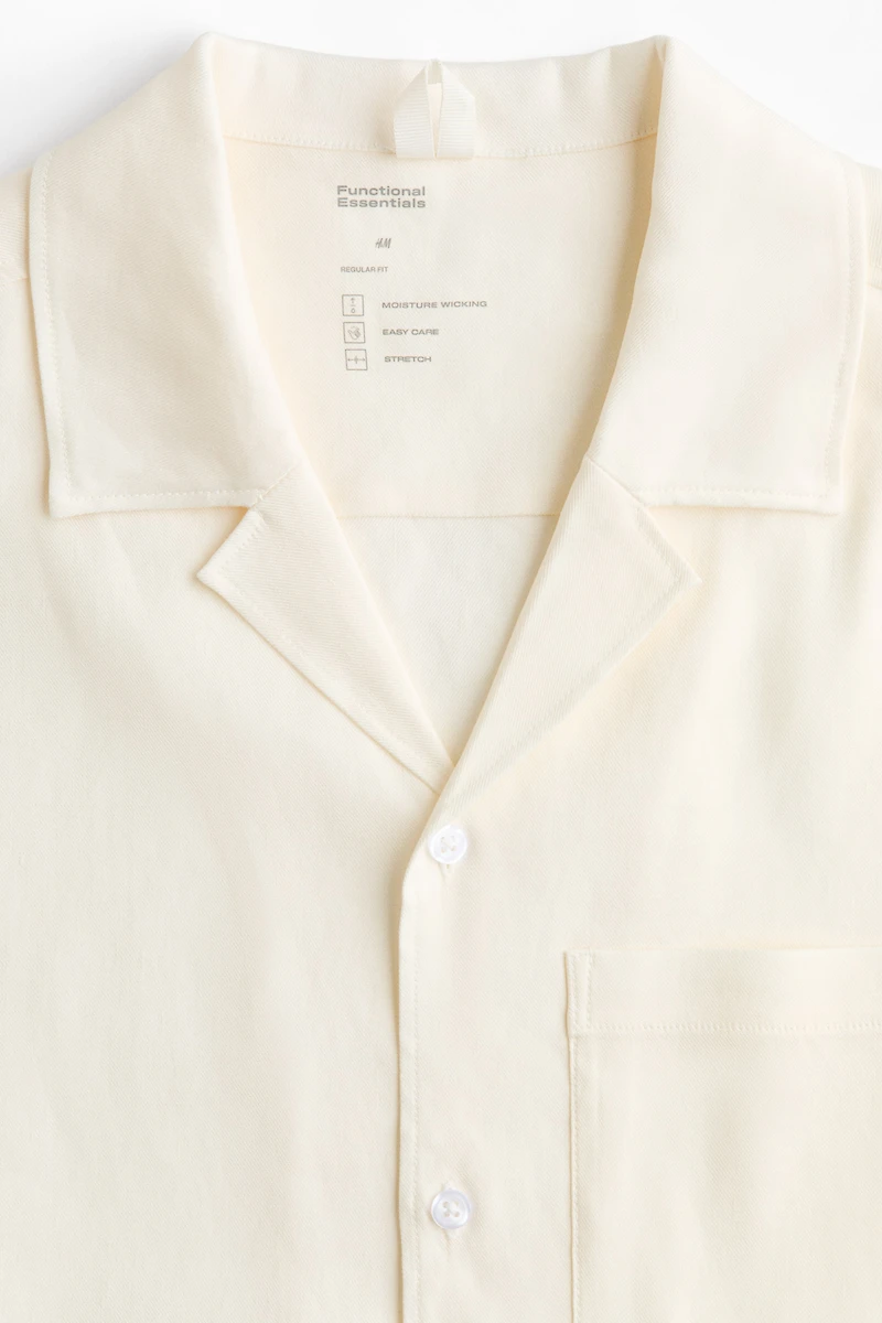 Easy Care Relaxed-Fit Linen-Blend Shirt