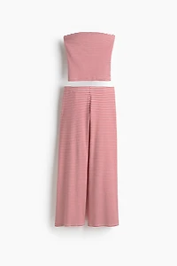 2-Piece Ribbed Top and Pants Set