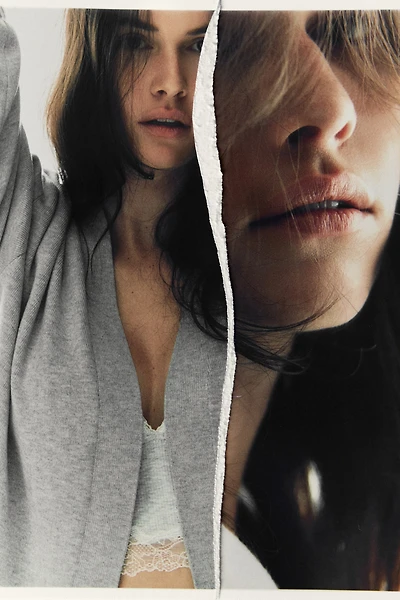 Chandail en tricot avec ceinture à nouer