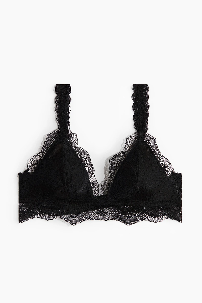 Padded Soft-Cup Lace Bra