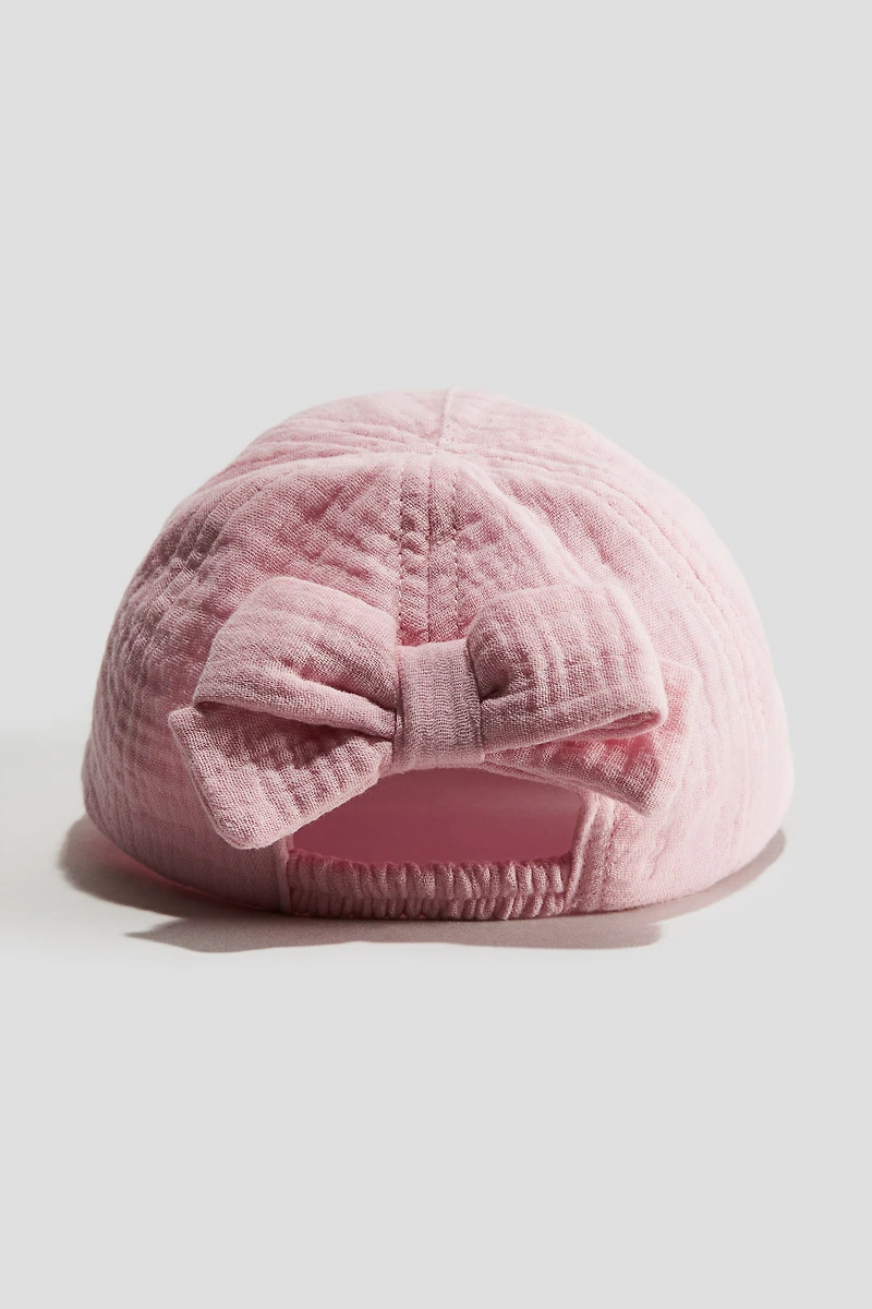 Appliquéd Cotton Cap
