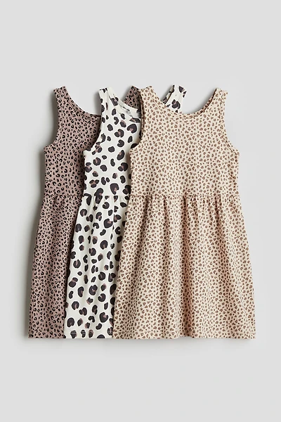 3-pack Printed Cotton Dresses