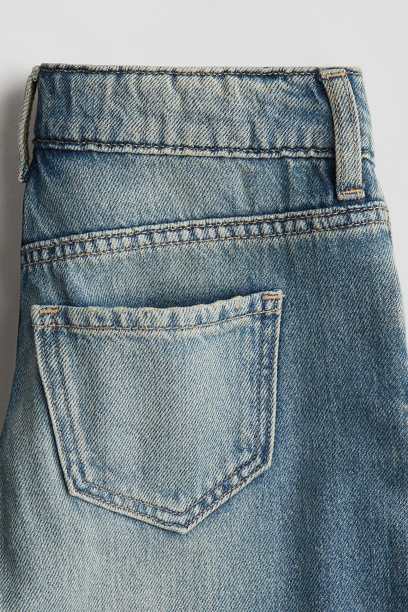 Jean à jambes larges