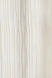 Pantalon froissé avec taille élastique