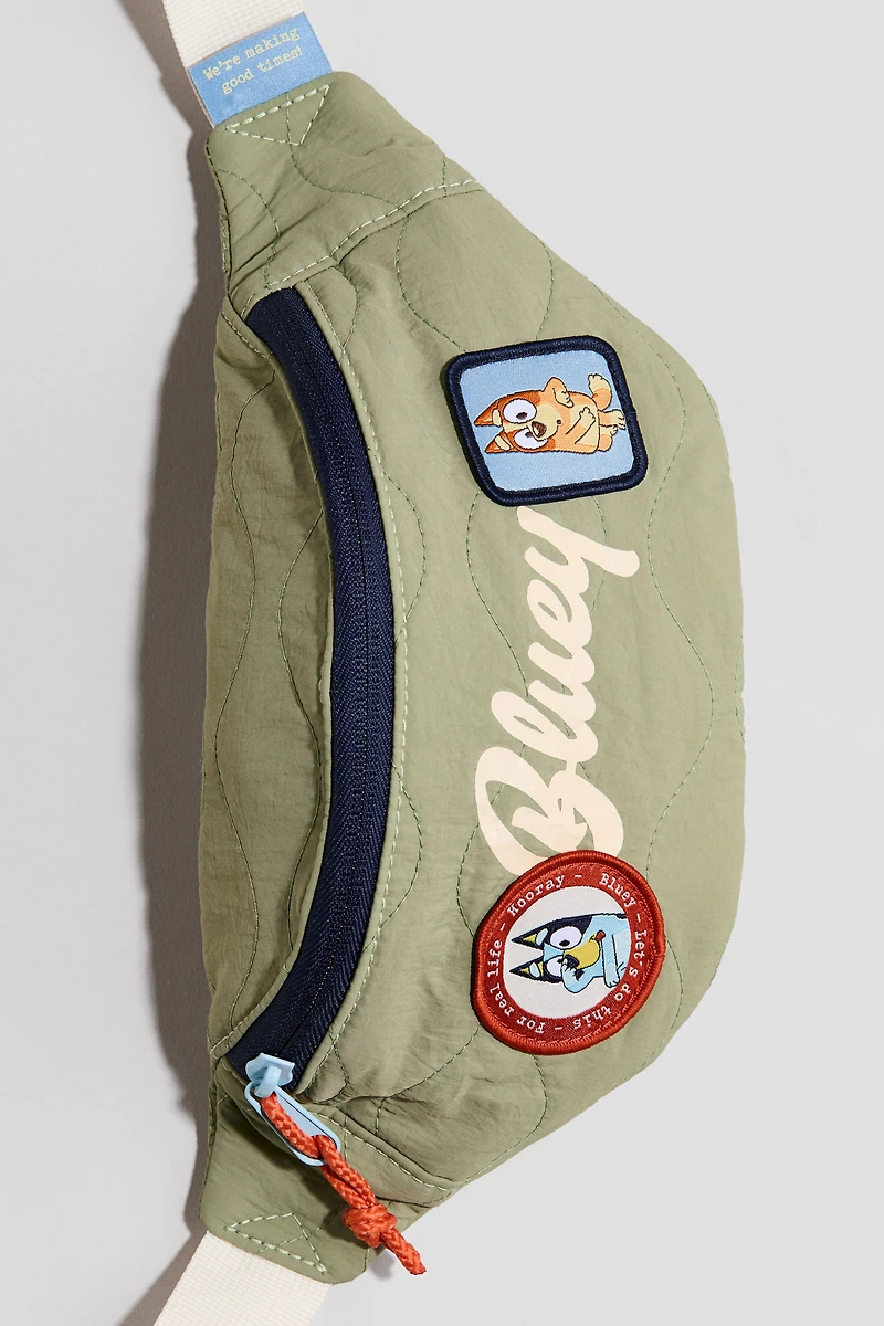 Crossbody Bag with Printed Motif