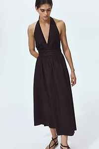 Cotton Halterneck Dress