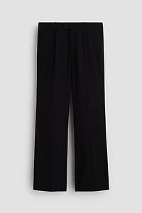 Bootcut Wool-Blend Pants