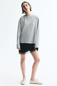 Long-Sleeved Cotton Top