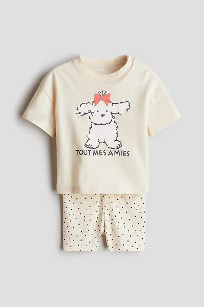 2-Piece Cotton Jersey Set