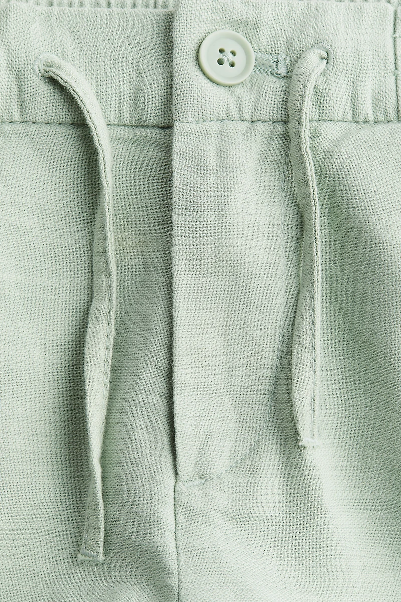 Cotton Roll-Up Chinos