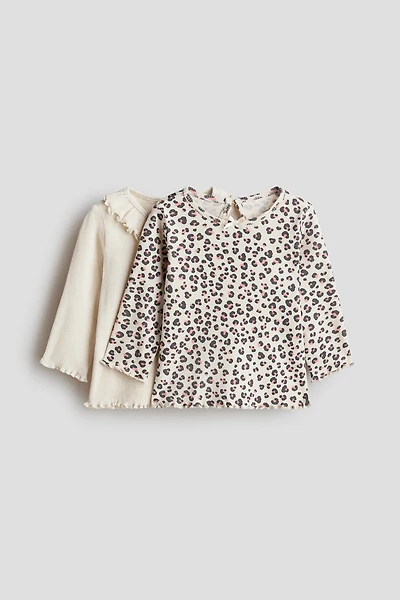 Lot de 2 hauts en coton