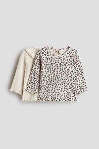 Lot de 2 hauts en coton