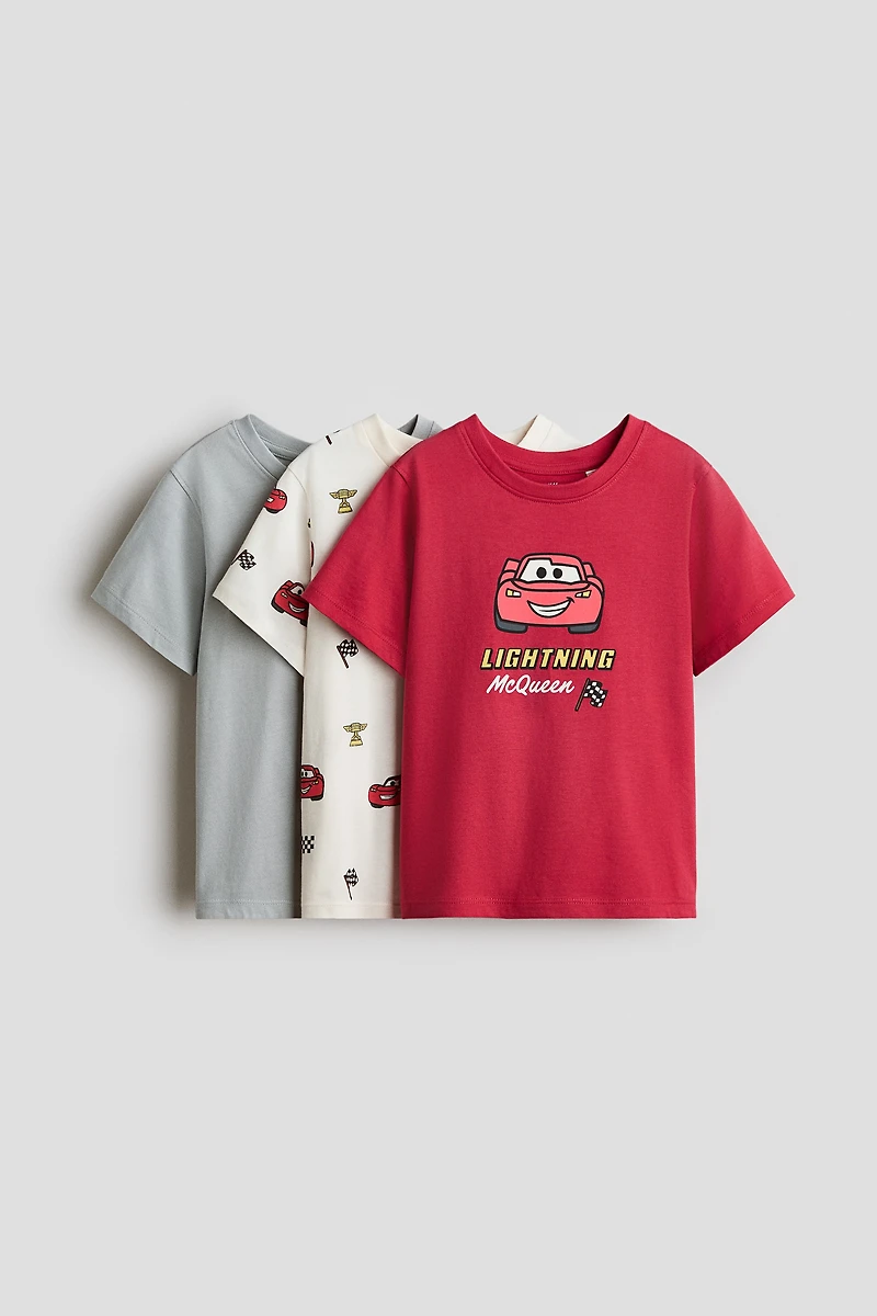 3-pack Printed T-shirts