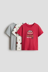 3-pack Printed T-shirts