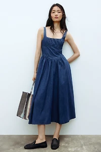 Denim Midi Dress