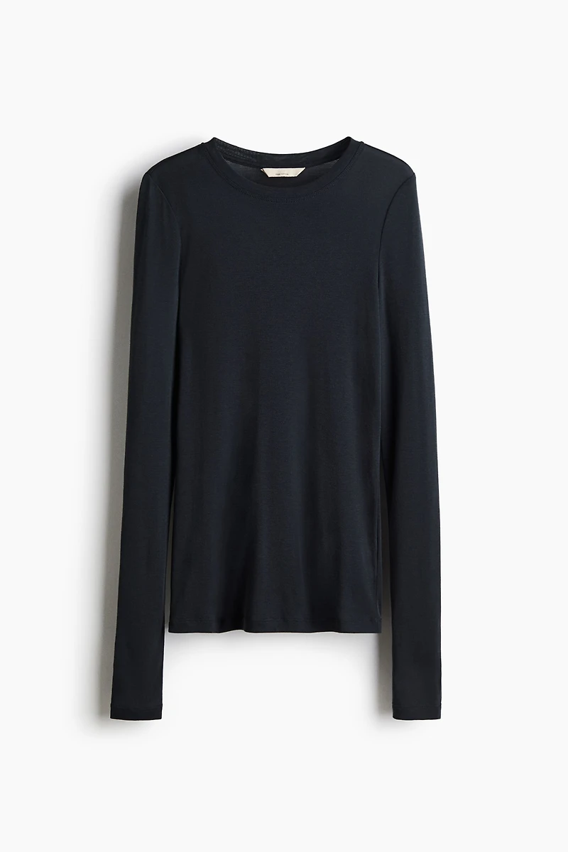 Pima Cotton Jersey Top