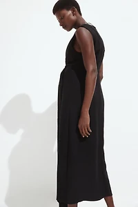 MAMA Nursing Dress with Ties at Back
