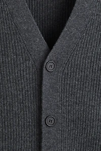 Regular-Fit Wool Cardigan