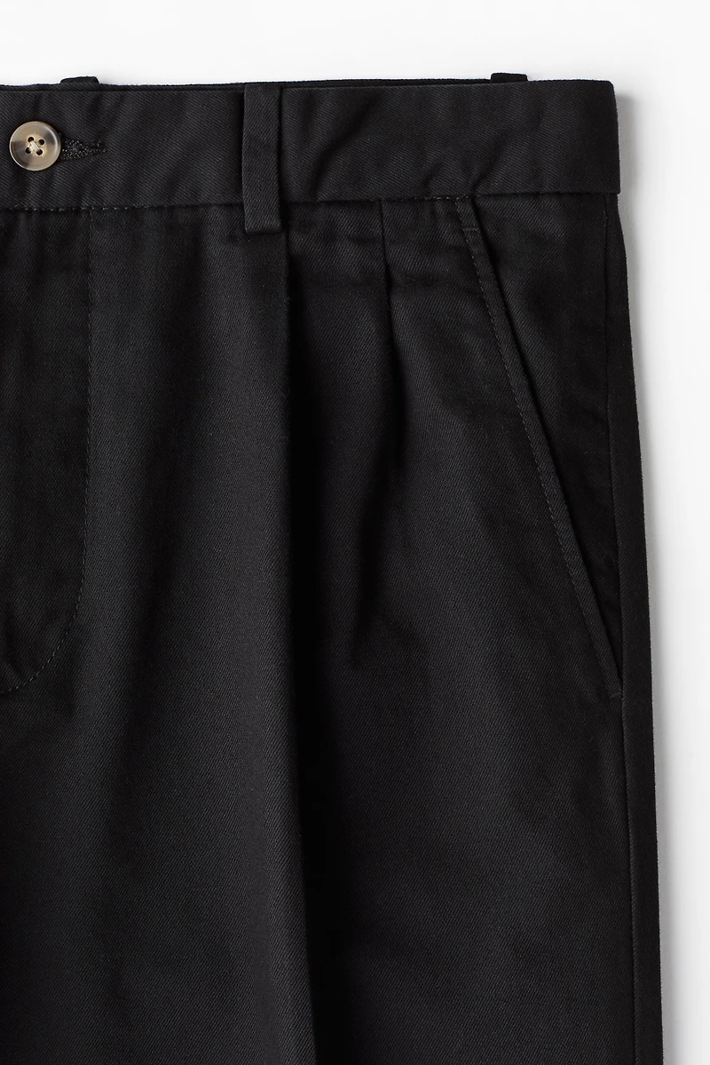 Regular-Fit Crease-Leg Chinos