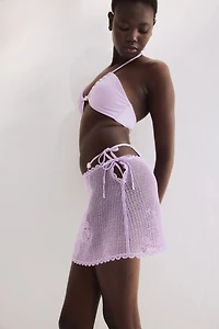 Crochet-Look Beach Skirt