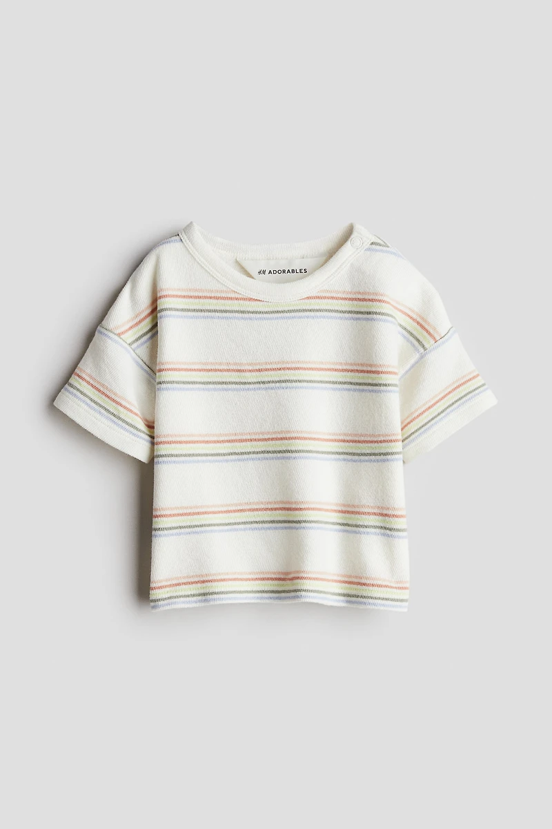 T-shirt en coton éponge
