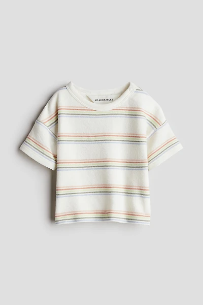 T-shirt en coton éponge