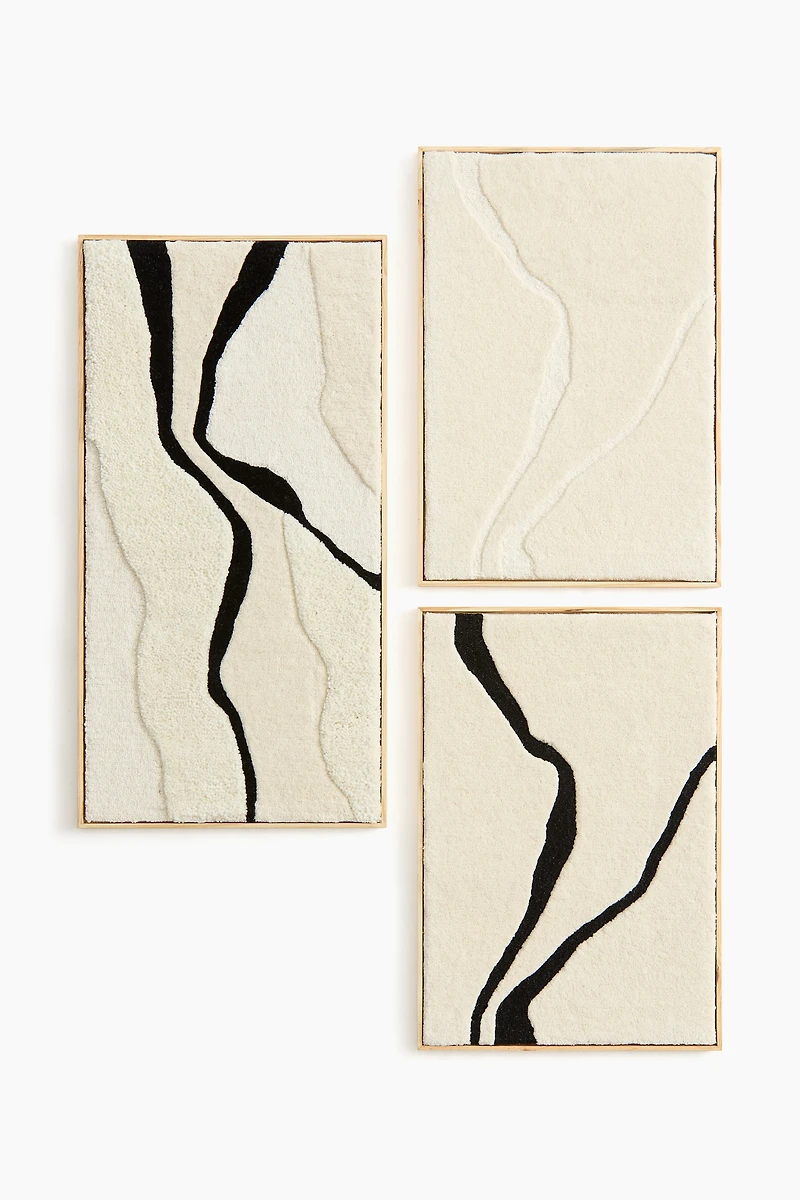 Large Tufted-Wool Wall Art