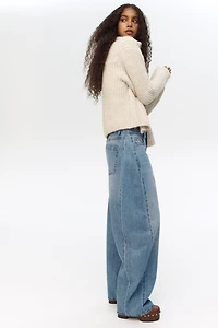 Barrel Regular Waist Jeans