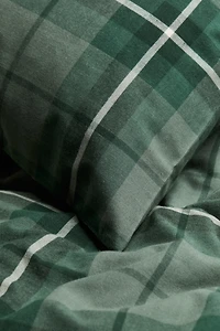 Twin Flannel Duvet Cover Set