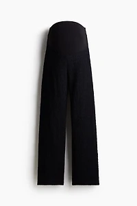 MAMA Textured Jersey Pants