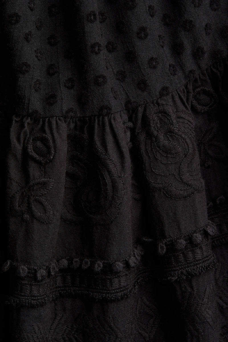 Embroidered Cotton Dress