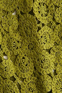 Crochet-Look Mini Dress