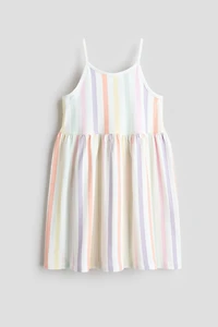 Robe à bretelles fines en coton