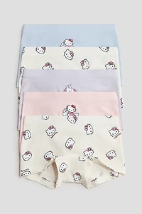 5-Pack Printed Cotton Boxer Briefs