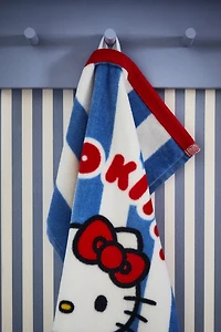 Terry Guest Towel with Printed Motif