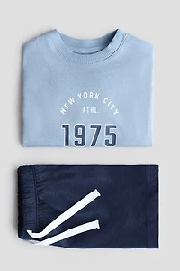 2-piece cotton jersey set