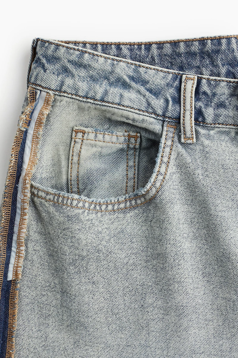 Jean Taille Basse Coupe Flottante Jambes Larges