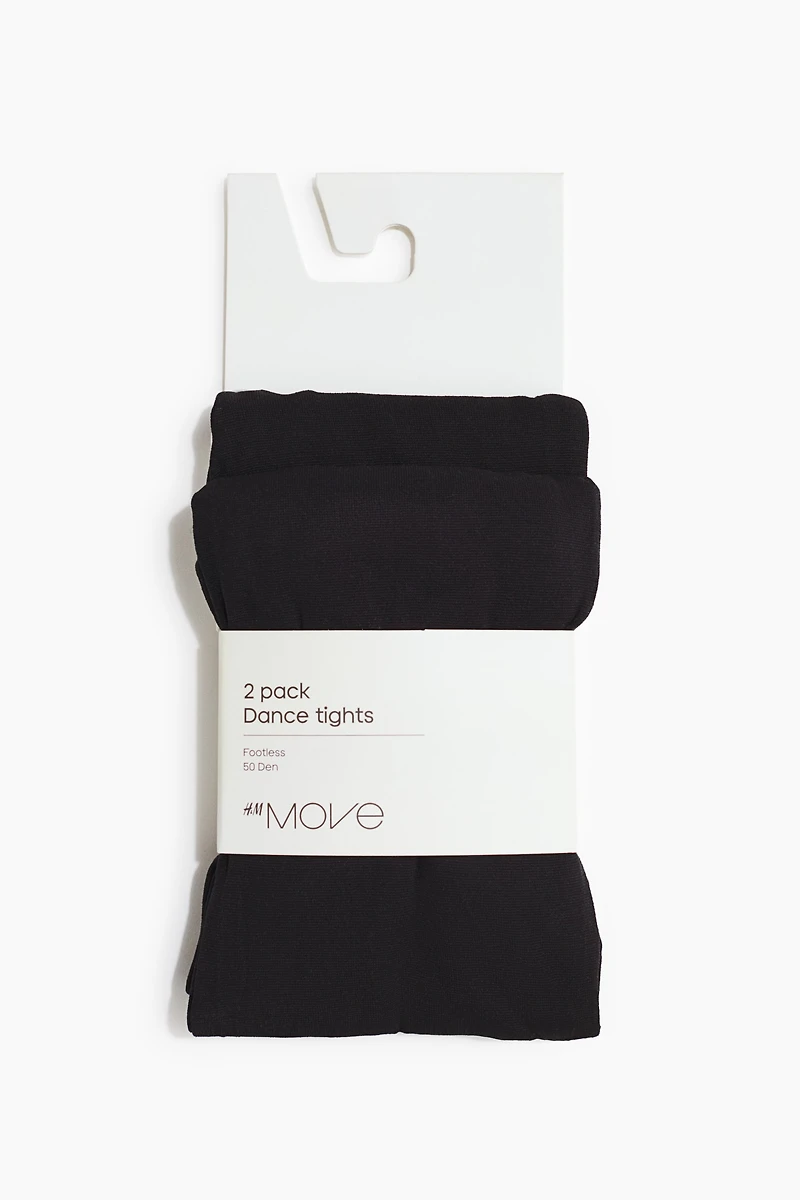 2-Pack Footless Sheer Leggings