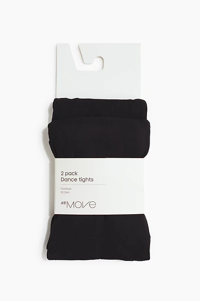 2-Pack Footless Sheer Leggings