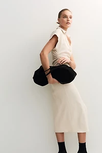 Short-Sleeved Denim Dress