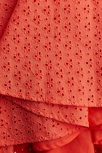 Dress with Eyelet Embroidery