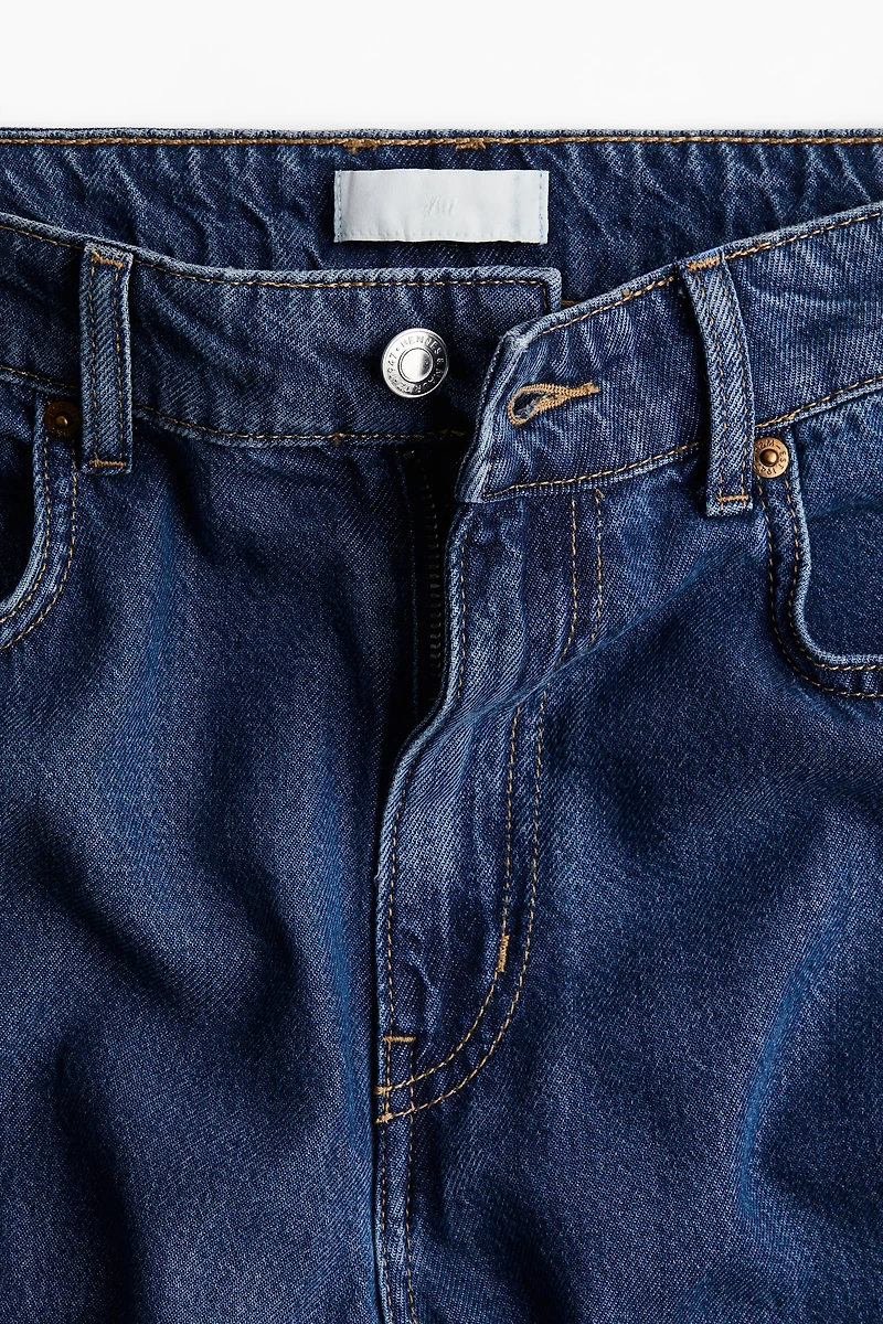 Jean ample à la taille haute