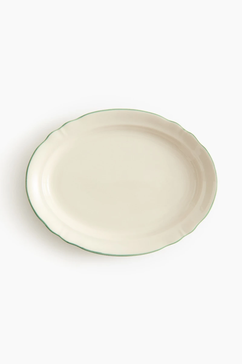 Stoneware Serving Plate