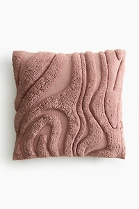 Housse de coussin en coton à motif