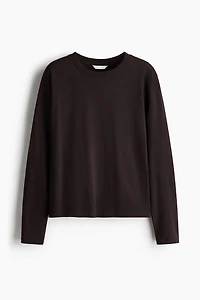 Long-Sleeved Cotton Top