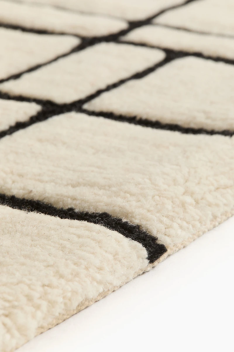 Large Wool-Blend Rug